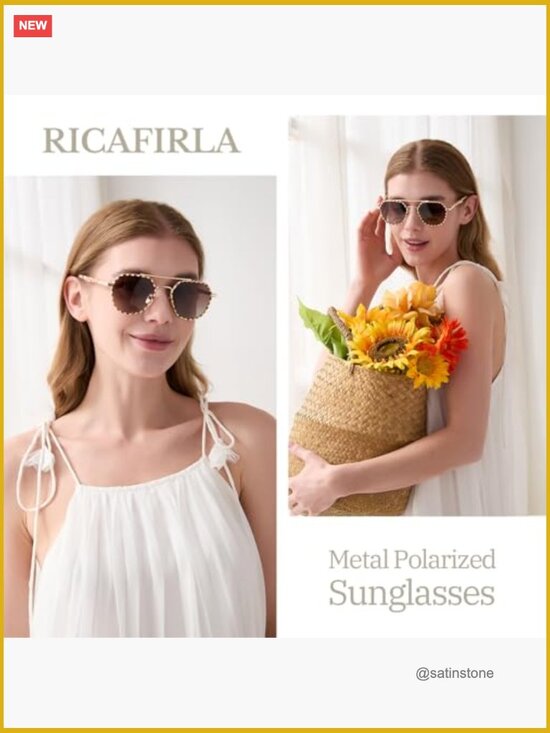 Classic Retro Aviator Sunglasses Women Men - UV Protection Polarized Shades main image 7